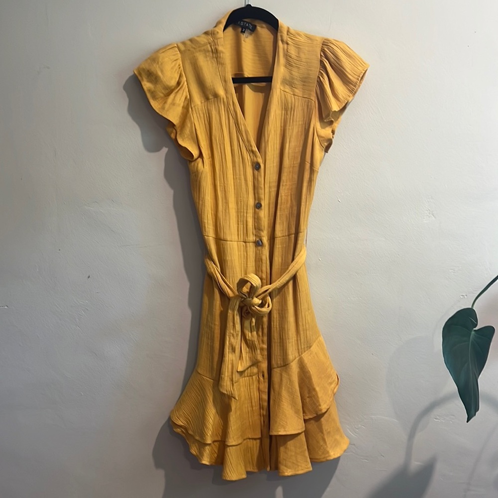 1STATE Gorgeous Golden yellow dress from revolve